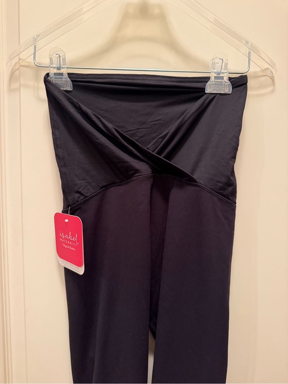 NWT Isabel Maternity by Ingrid & Isabel Black Maternity Leggings - Picture 8 of 10